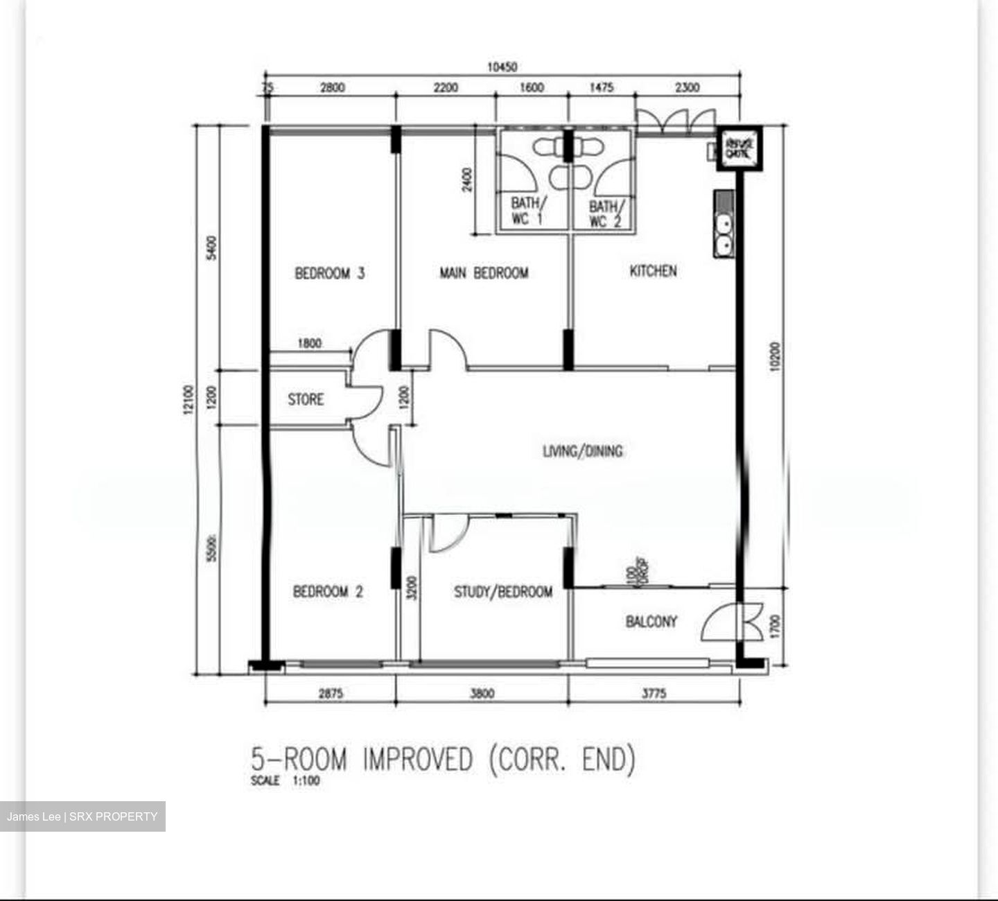 Blk 107 Pasir Ris Street 12 (Pasir Ris), HDB 5 Rooms #599189931